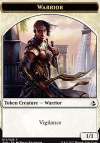 Warrior // Labyrinth Guardian Token [Amonkhet Tokens] | Good Games North