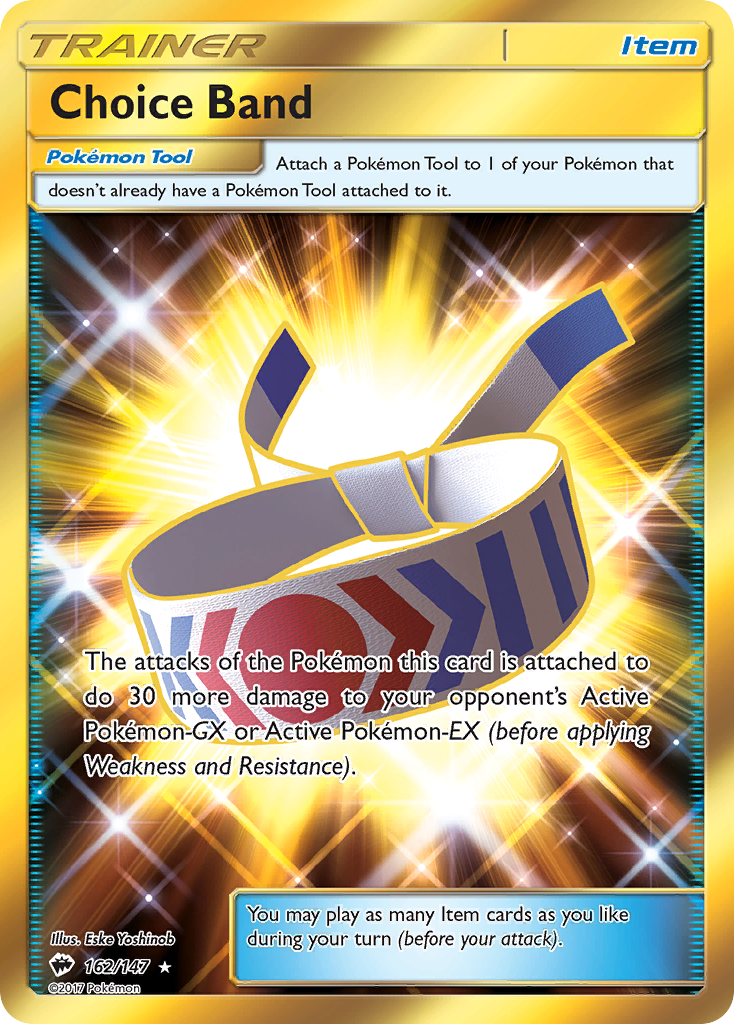Choice Band (162/147) [Sun & Moon: Burning Shadows] | Good Games North