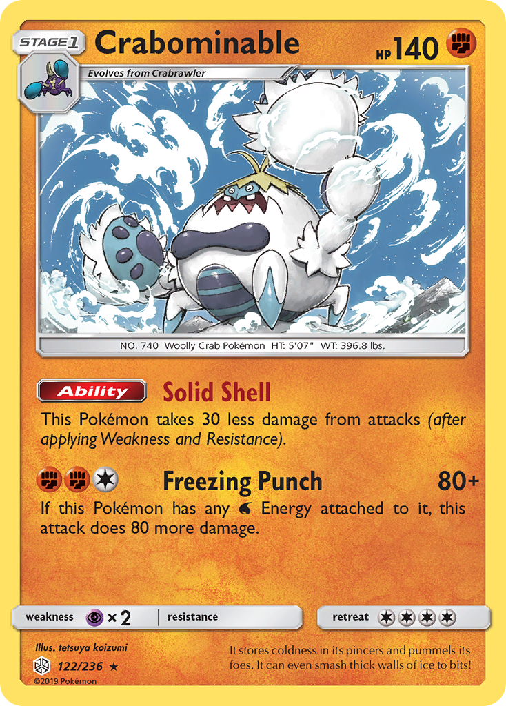 Crabominable (122/236) [Sun & Moon: Cosmic Eclipse] | Good Games North
