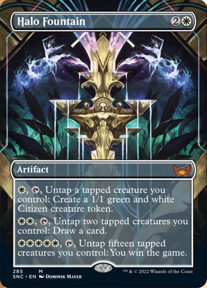 Halo Fountain (Borderless Alternate Art) [Streets of New Capenna] | Good Games North