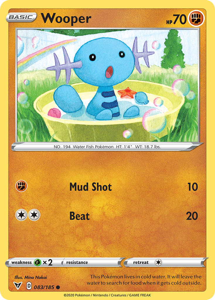 Wooper (083/185) [Sword & Shield: Vivid Voltage] | Good Games North