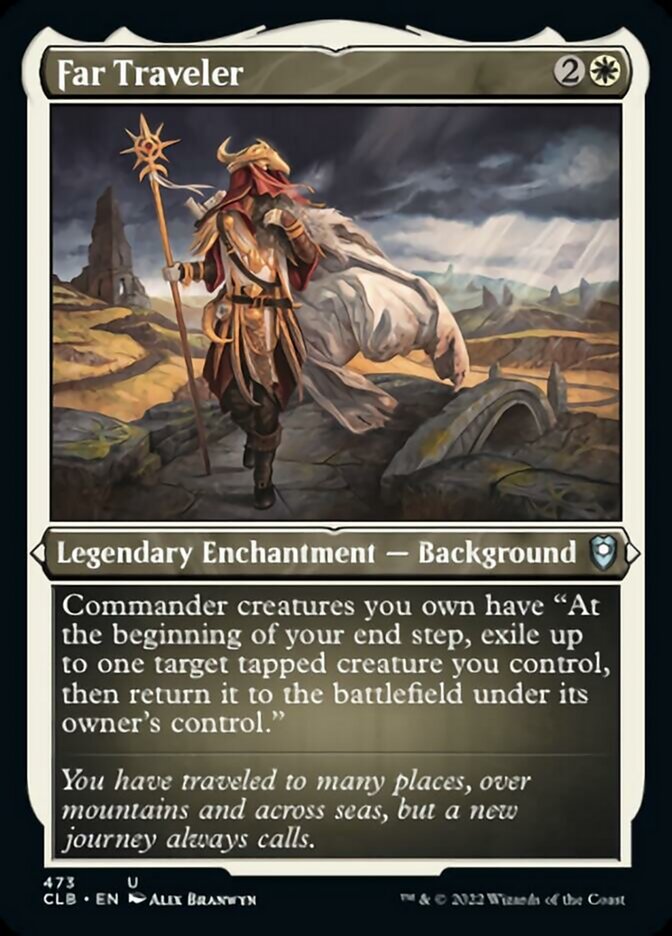 Far Traveler (Foil Etched) [Commander Legends: Battle for Baldur's Gate] | Good Games North