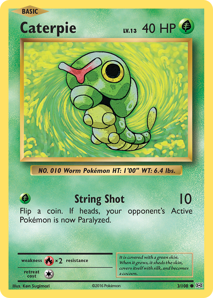 Caterpie (3/108) [XY: Evolutions] | Good Games North