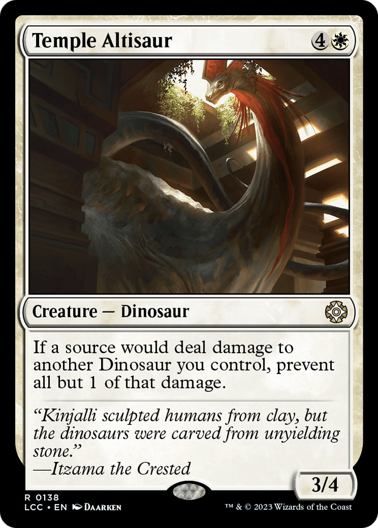 Temple Altisaur [The Lost Caverns of Ixalan Commander] | Good Games North