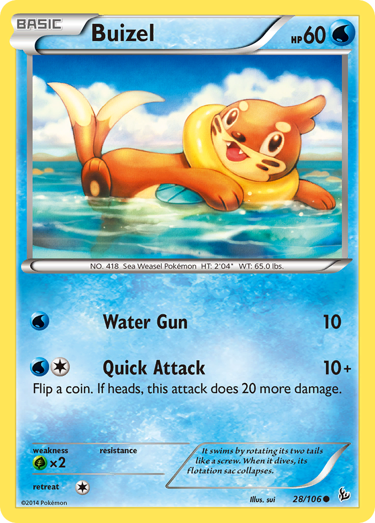 Buizel (28/106) [XY: Flashfire] | Good Games North