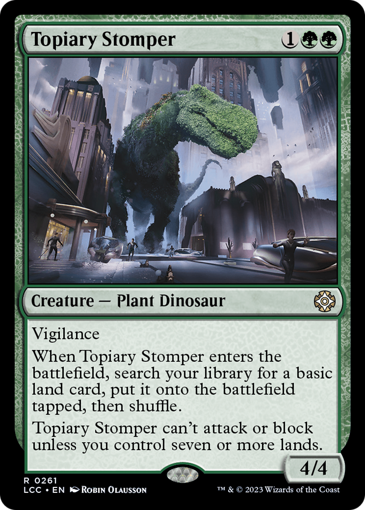 Topiary Stomper [The Lost Caverns of Ixalan Commander] | Good Games North