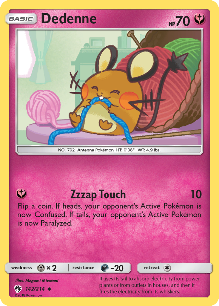 Dedenne (142/214) [Sun & Moon: Lost Thunder] | Good Games North