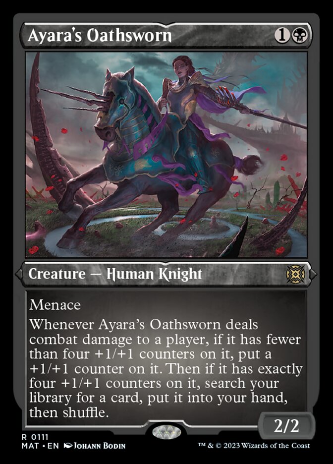 Ayara's Oathsworn (Foil Etched) [March of the Machine: The Aftermath] | Good Games North