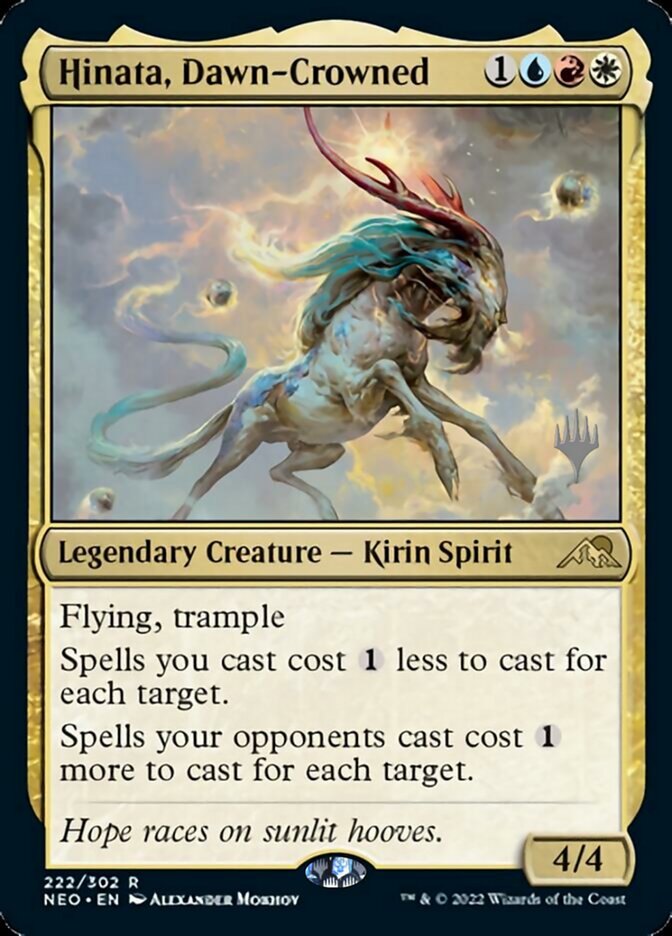 Hinata, Dawn-Crowned (Promo Pack) [Kamigawa: Neon Dynasty Promos] | Good Games North