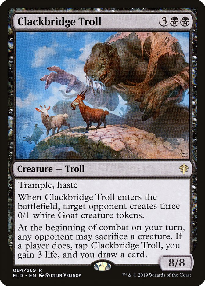 Clackbridge Troll [Throne of Eldraine] | Good Games North