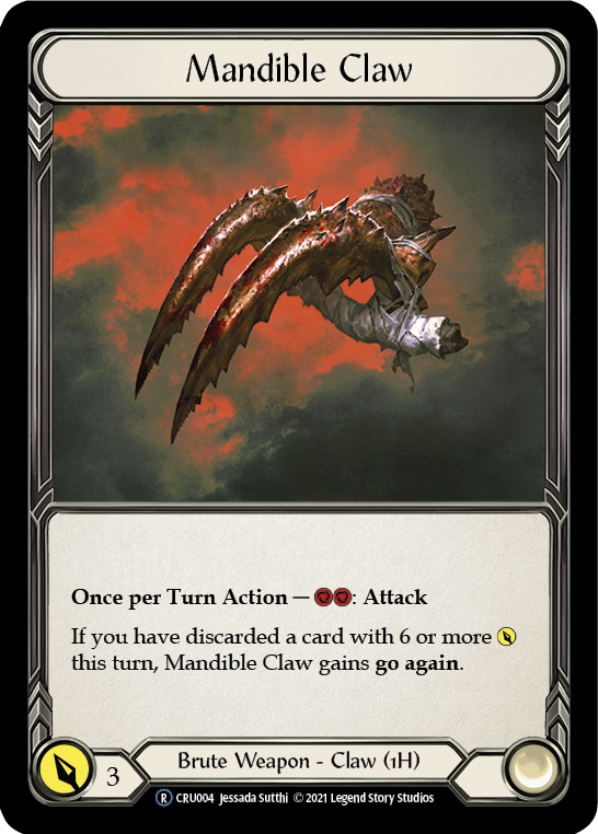 Mandible Claw [U-CRU004-RF] Unlimited Rainbow Foil | Good Games North
