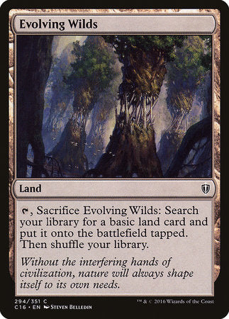 Evolving Wilds [Commander 2016] | Good Games North