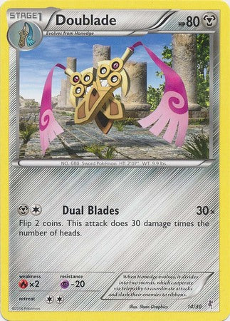 Doublade (14/30) [XY: Trainer Kit 1 - Bisharp] | Good Games North