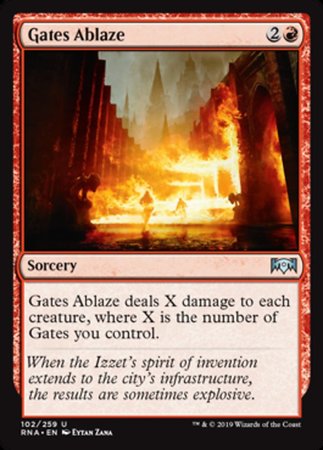 Gates Ablaze [Ravnica Allegiance] | Good Games North
