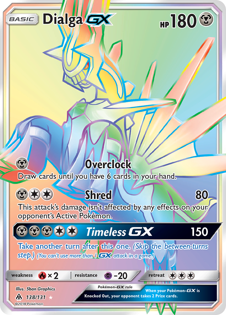 Dialga GX (138/131) [Sun & Moon: Forbidden Light] | Good Games North