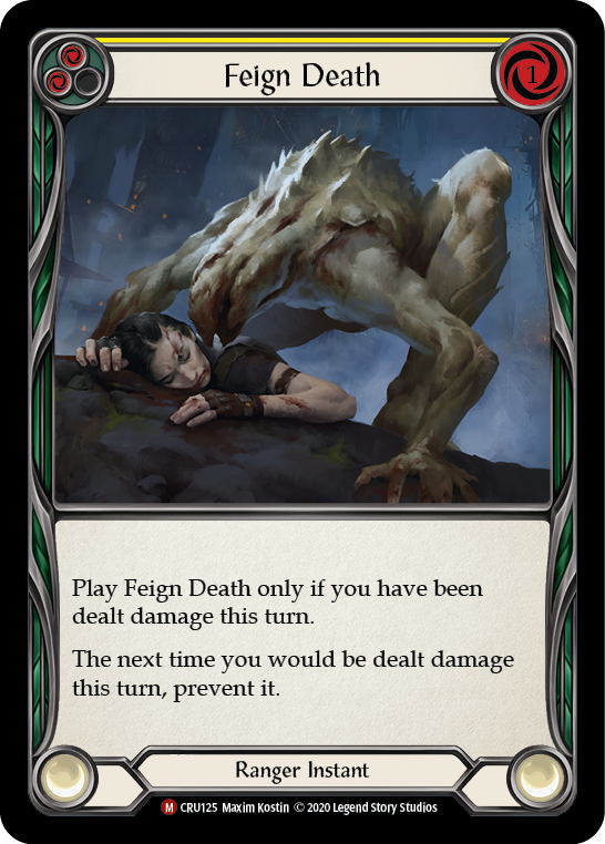 Feign Death [CRU125] 1st Edition Rainbow Foil | Good Games North