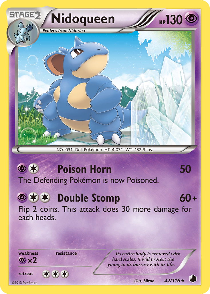 Nidoqueen (42/116) [Black & White: Plasma Freeze] | Good Games North