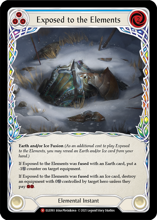 Exposed to the Elements [ELE093] (Tales of Aria)  1st Edition Rainbow Foil | Good Games North