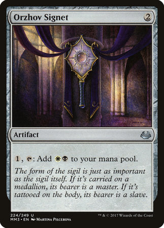 Orzhov Signet [Modern Masters 2017] | Good Games North