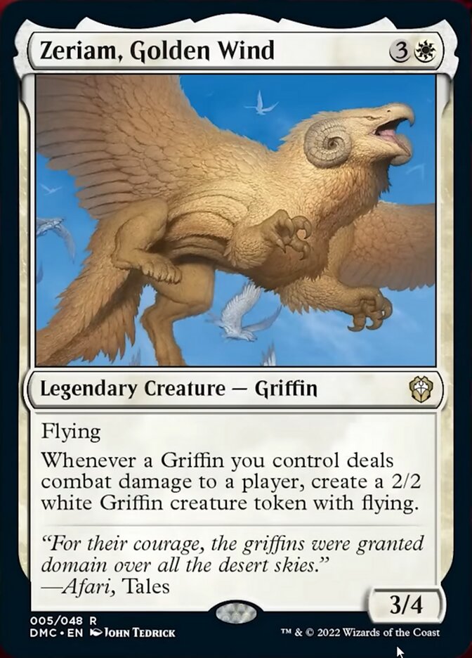 Zeriam, Golden Wind [Dominaria United Commander] | Good Games North