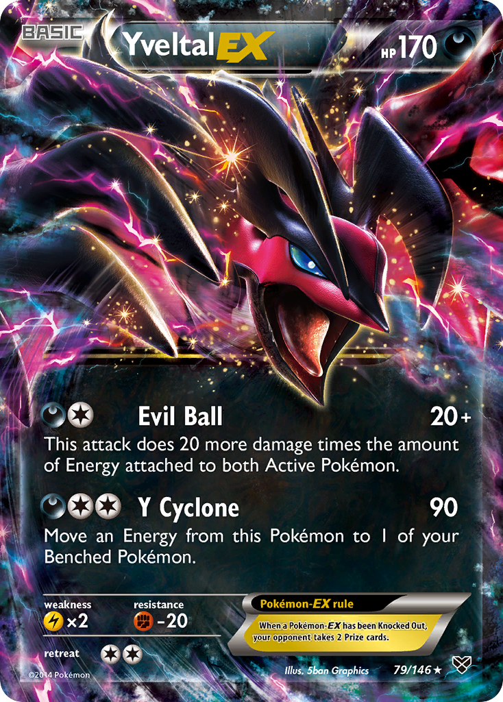 Yveltal EX (79/146) [XY: Base Set] | Good Games North