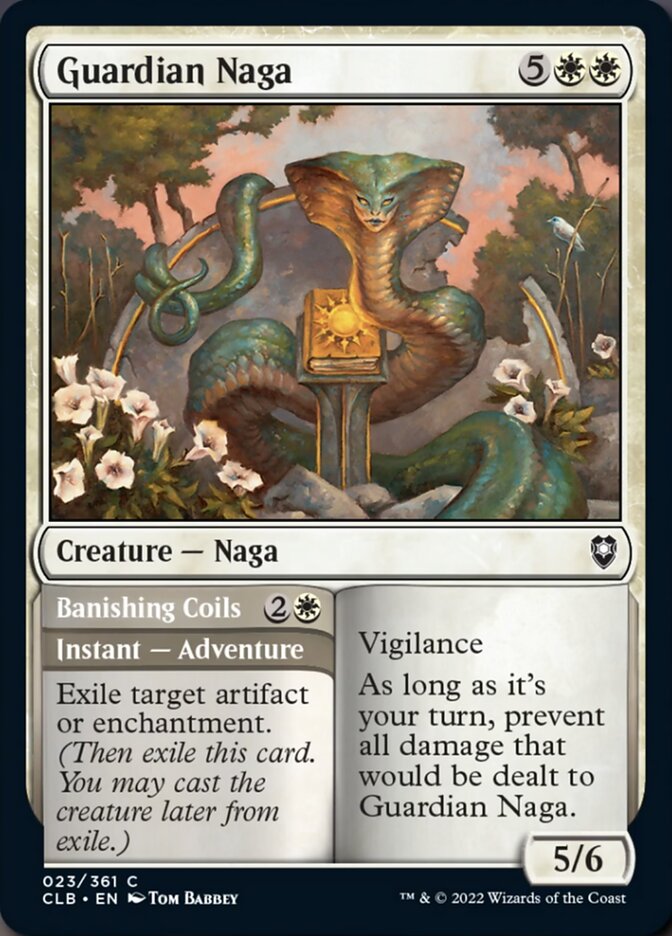 Guardian Naga // Banishing Coils [Commander Legends: Battle for Baldur's Gate] | Good Games North