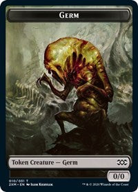 Germ // Human Soldier Double-sided Token [Double Masters Tokens] | Good Games North