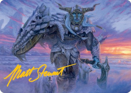 Frost Giant Art Card (Gold-Stamped Signature) [Dungeons & Dragons: Adventures in the Forgotten Realms Art Series] | Good Games North