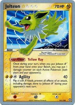 Jolteon Star (101/108) (Legendary Ascent - Tom Roos) [World Championships 2007] | Good Games North