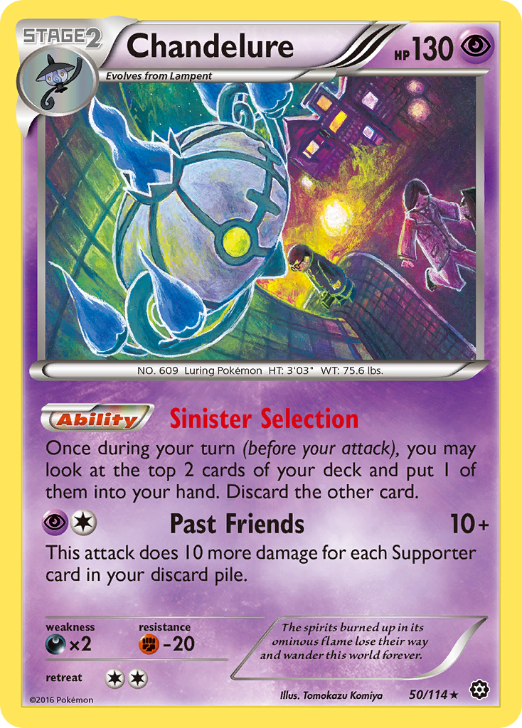 Chandelure (50/114) [XY: Steam Siege] | Good Games North