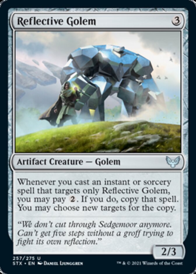 Reflective Golem [Strixhaven: School of Mages] | Good Games North