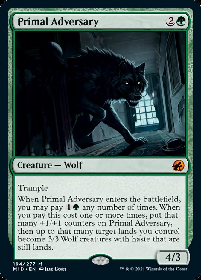 Primal Adversary [Innistrad: Midnight Hunt] | Good Games North