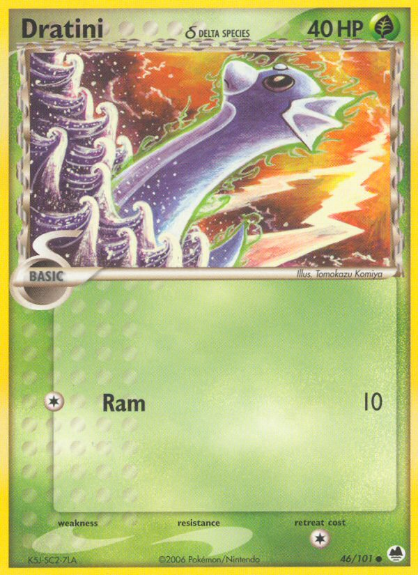 Dratini (46/101) (Delta Species) [EX: Dragon Frontiers] | Good Games North