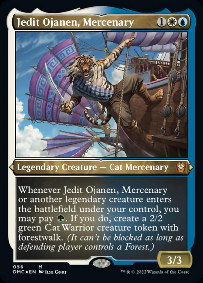 Jedit Ojanen, Mercenary (Foil Etched) [Dominaria United Commander] | Good Games North