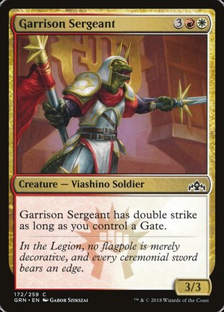 Garrison Sergeant [Guilds of Ravnica] | Good Games North