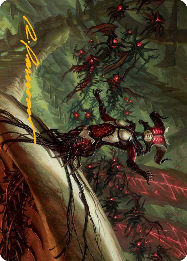 Sheoldred Art Card (Gold-Stamped Signature) [March of the Machine Art Series] | Good Games North