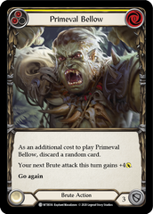 Primeval Bellow (Yellow) [U-WTR036] (Welcome to Rathe Unlimited)  Unlimited Normal | Good Games North