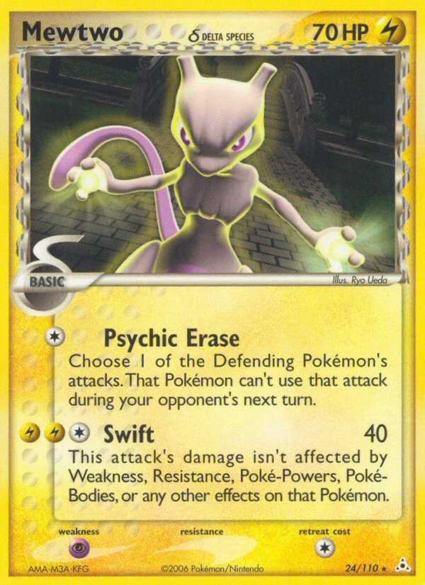 Mewtwo (24/110) (Delta Species) [EX: Holon Phantoms] | Good Games North