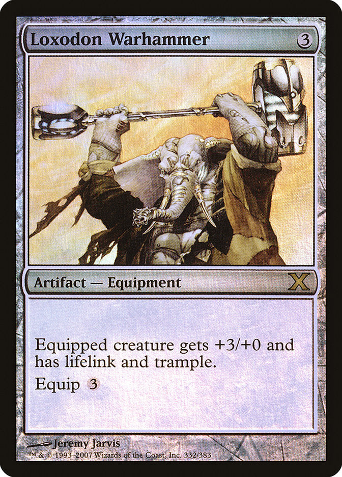 Loxodon Warhammer (Premium Foil) [Tenth Edition] | Good Games North