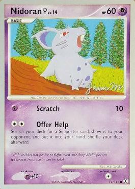 Nidoran♀ LV.14 (71/111) (Queengar - Jason Martinez) [World Championships 2009] | Good Games North