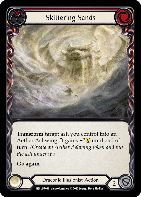 Skittering Sands (Red) [UPR036] (Uprising)  Rainbow Foil | Good Games North