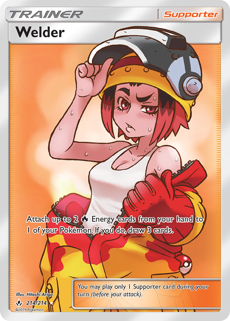Welder (214/214) [Sun & Moon: Unbroken Bonds] | Good Games North