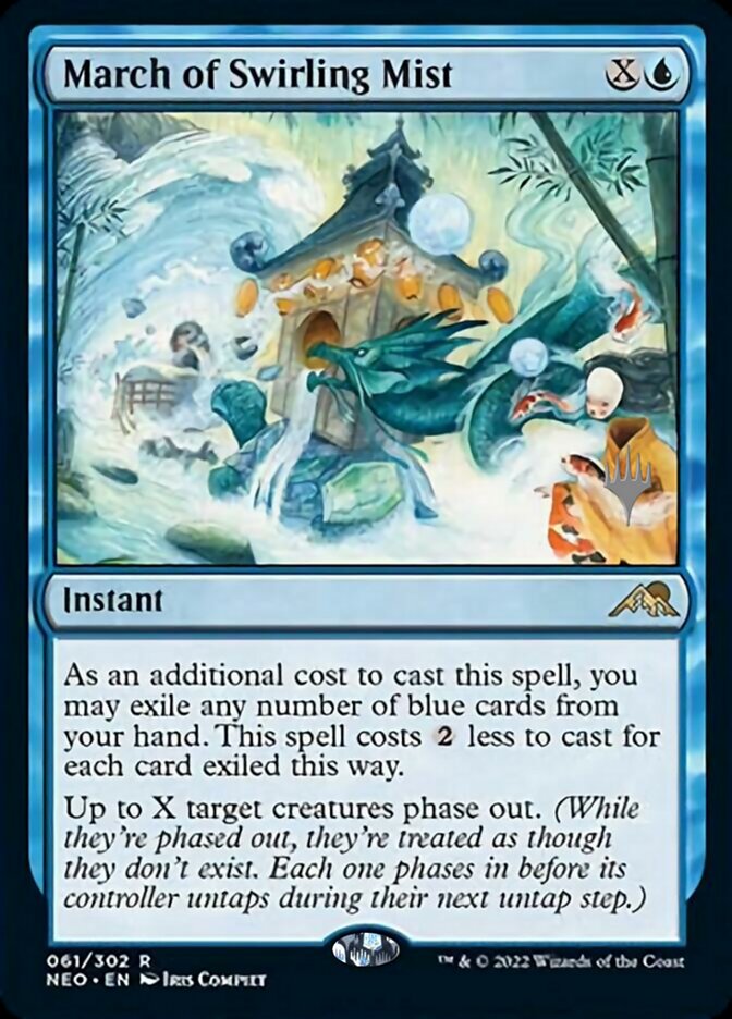 March of Swirling Mist (Promo Pack) [Kamigawa: Neon Dynasty Promos] | Good Games North