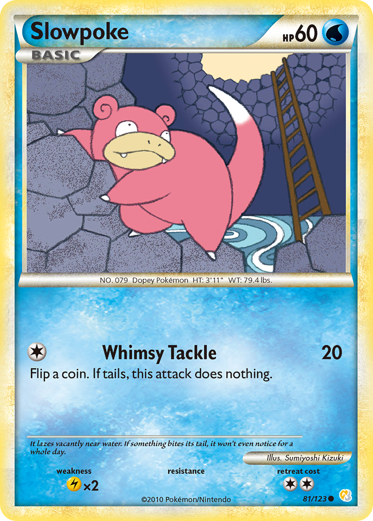 Slowpoke (81/123) [HeartGold & SoulSilver: Base Set] | Good Games North