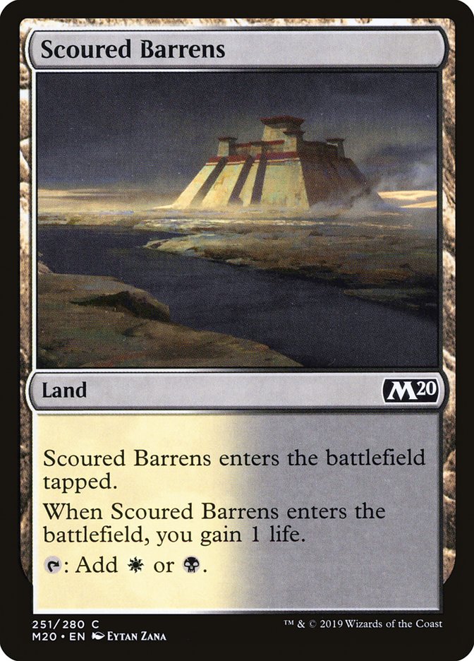 Scoured Barrens [Core Set 2020] | Good Games North