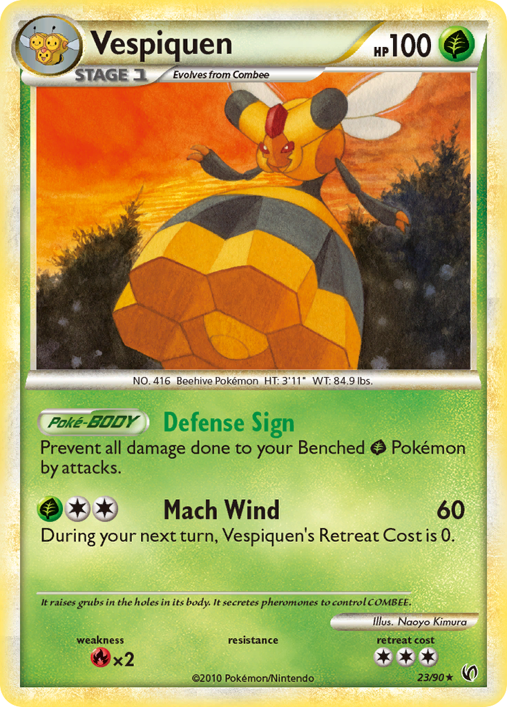 Vespiquen (23/90) [HeartGold & SoulSilver: Undaunted] | Good Games North