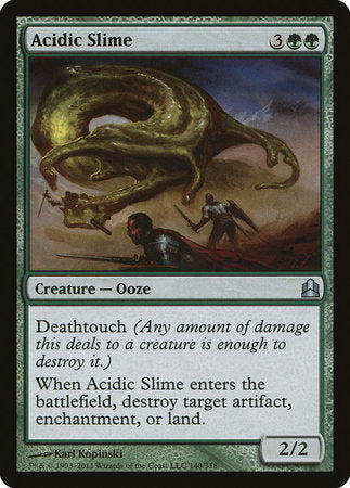 Acidic Slime [Commander 2011] | Good Games North