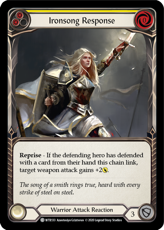 Ironsong Response (Yellow) [U-WTR133] (Welcome to Rathe Unlimited)  Unlimited Normal | Good Games North