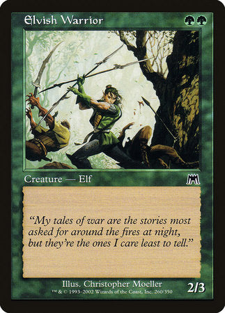 Elvish Warrior [Onslaught] | Good Games North