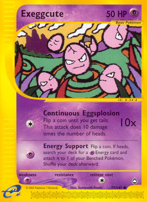 Exeggcute (77/147) [Aquapolis] | Good Games North